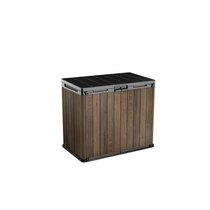 SIGNATURE STORE IT OUT MŰANYAG KERTI TÁROLÓ 1150 L - dió