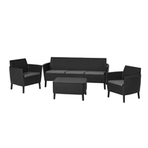 SALEMO 3 SEATER MŰRATTAN KERTI BÚTOR SZETT
