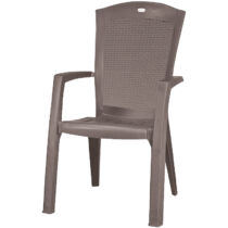 Kerti szék, műanyag, kartámaszos, Minnesota