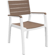Kerti szék, műanyag, kartámaszos, Harmony