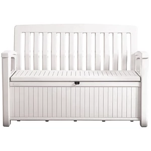 PATIO BENCH MŰANYAG KERTI PAD/TÁROLÓ 227L