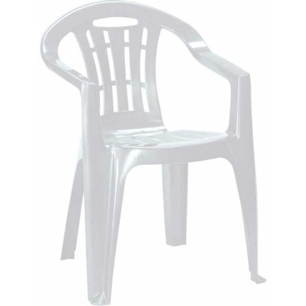 Kerti szék, műanyag, kartámaszos, Mallorca